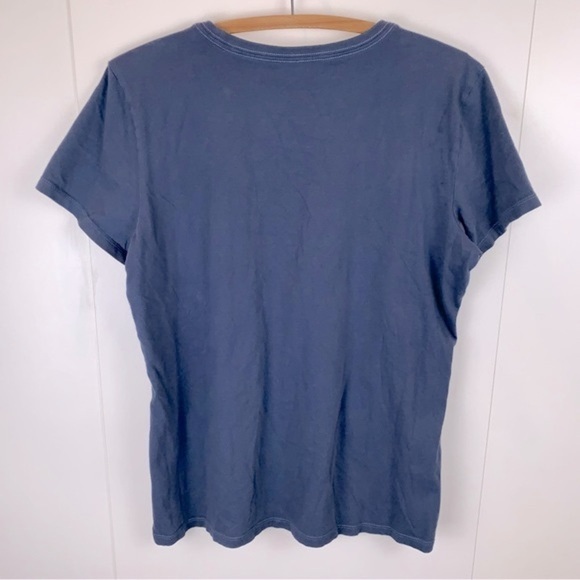 Life Is Good Love Pride Rainbow Logo Blue Tee T-Shirt Women's sz L - Picture 5 of 7